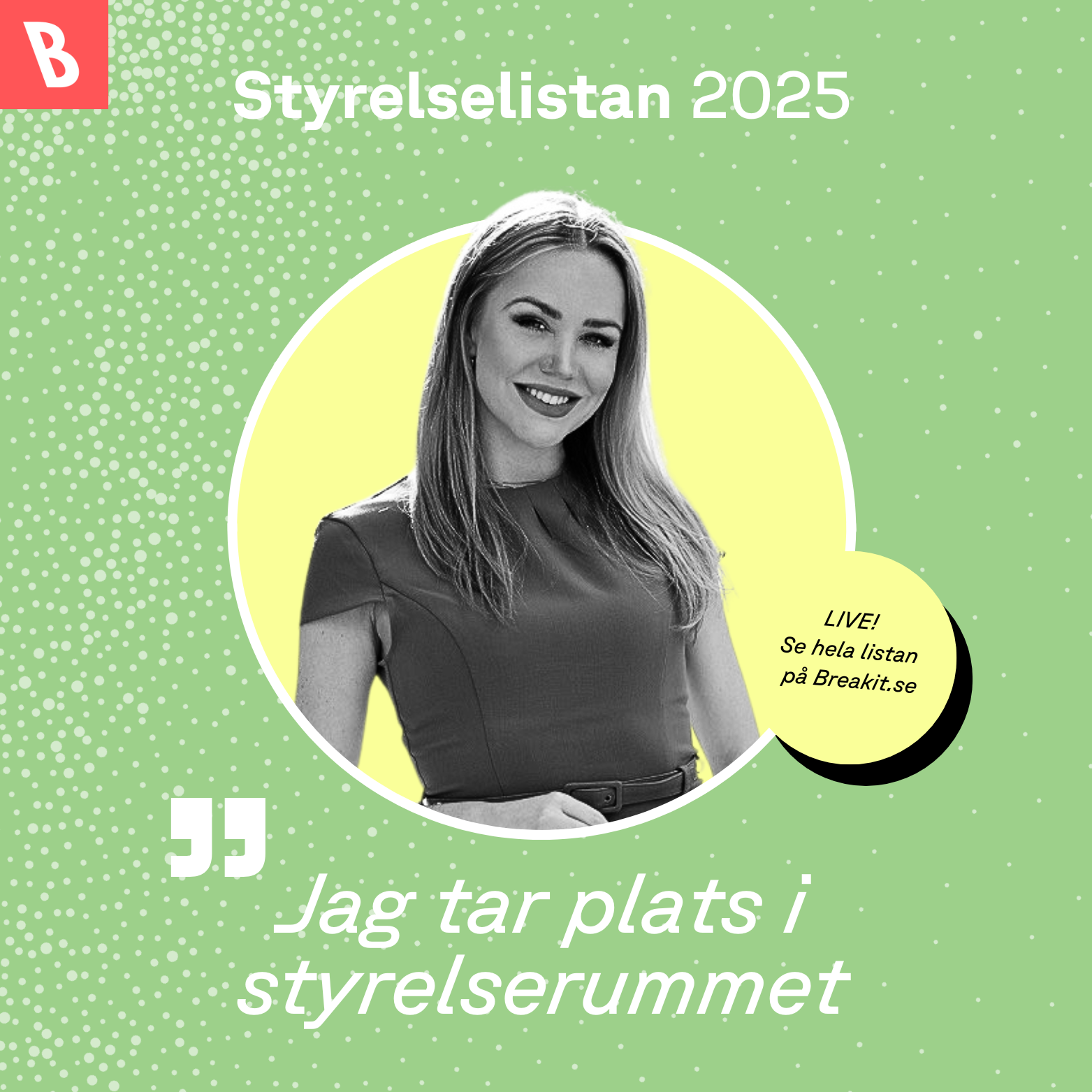 Anna Leijon breakit styrelse styrelseledamot kvinnor